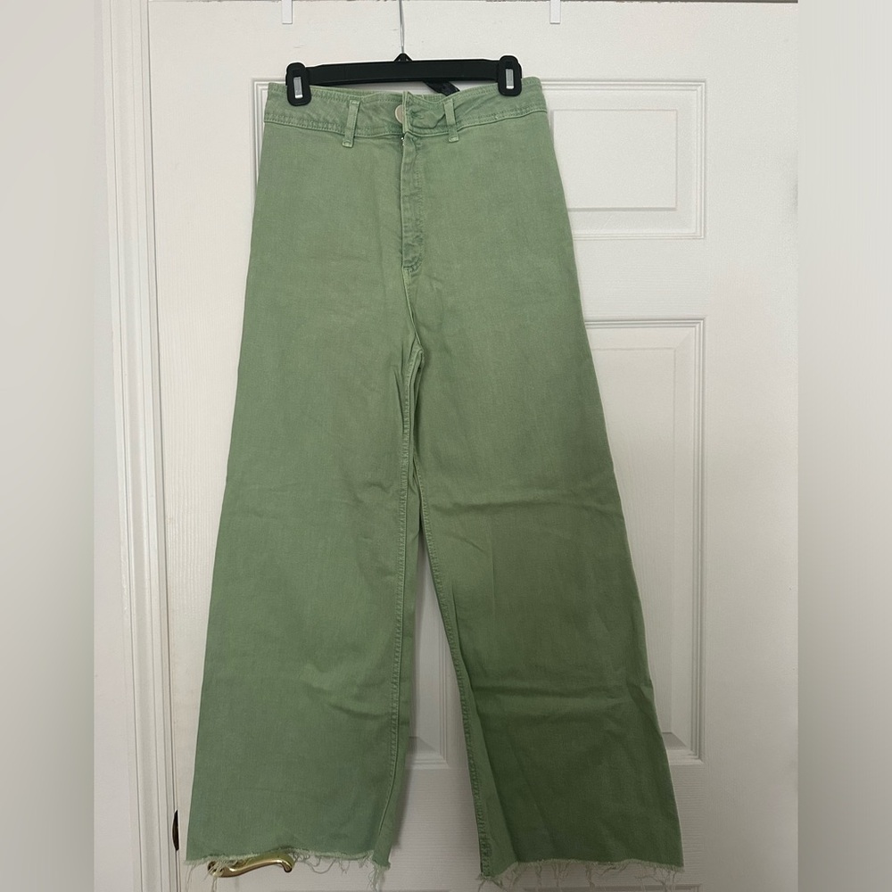 Zara Marine Straight High Waisted Jeans